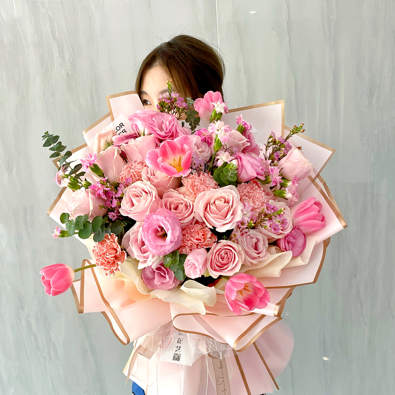 淘宝￥688折后价￥688苏州鲜花配送同城 生日探望祝福纪念日混搭礼盒