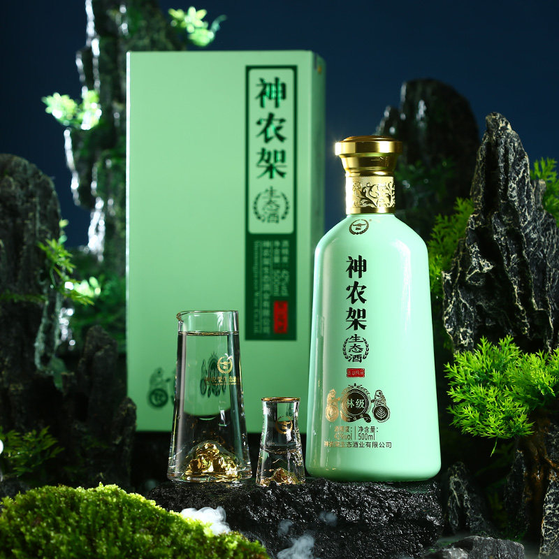 神农架生态酒新林级500ml42度酱浓兼香白酒高度整箱高粱酒新升级