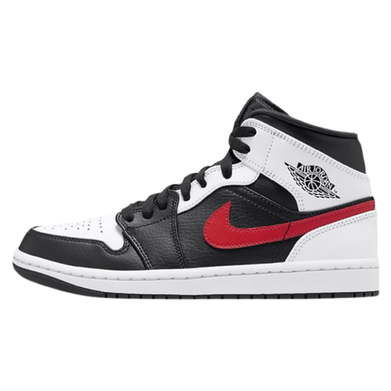 nike耐克air jordan 1 mid aj1板鞋黑白熊猫男女篮球鞋554724-075