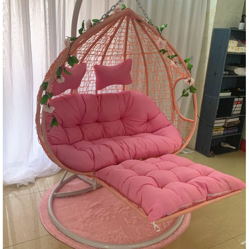 懒人脚踏吊床吊篮藤椅单人双人阳台鸟巢室内家用户外秋千摇篮吊椅