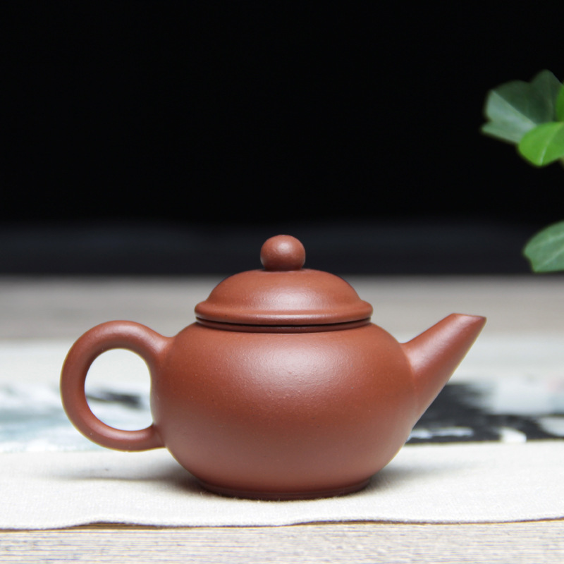 吉品原宜兴紫砂壶原矿清水泥小水平壶半手工迷你泡茶壶壶单人60cc