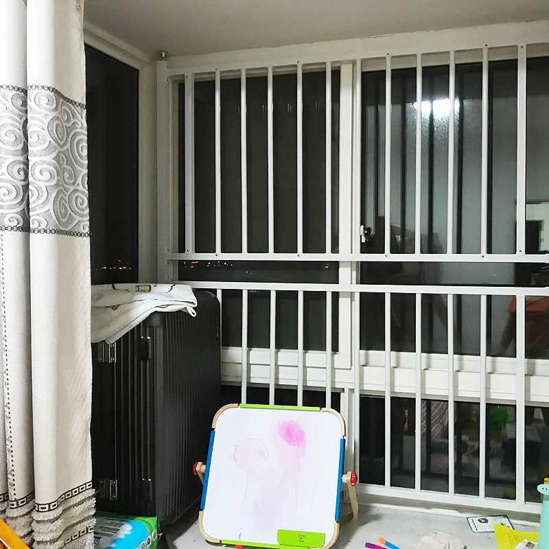 免打孔儿童安全防护栏窗户栏杆隐形防盗窗网室内阳台飘窗家用自装
