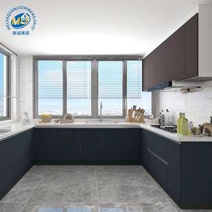 铝合金柜全屋家具整体多功能厨房橱柜门灶台柜组装岛台家装定制