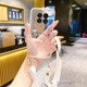简约透明适用华为mate60手机壳50保护套40硅胶软壳30斜挎E背带20全包20X防摔10Pro女款9新款带挂绳挂脖子男e