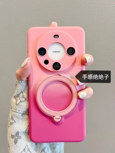 渐变磁吸华为mate60pro+手机壳mata50镜头全包mete40e防摔mt30旋转支架外壳p60液态硅胶套p50男女网红por新款