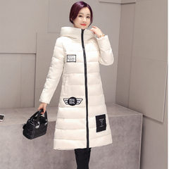 韩国冬季棉服中长款过膝棉衣女加厚修身大码外套面包服羽绒棉服潮