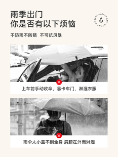 全自动雨伞男女折叠大号结实晴雨两用防晒紫外线遮太阳伞非反向伞