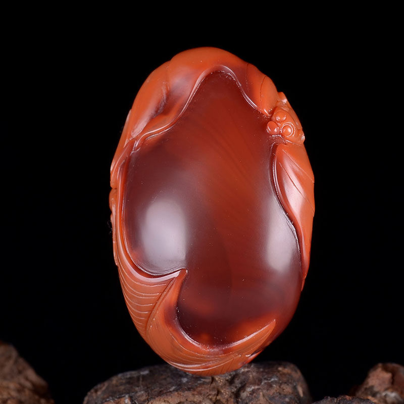 精品南红玛瑙蜘蛛挂件 喜从天降 喜事连连 25g