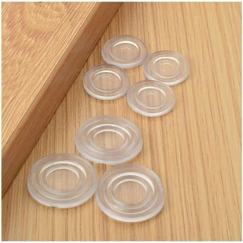 红木家具茶几玻璃防滑垫片钢化玻璃防滑胶垫透明软胶桌面保护垫片