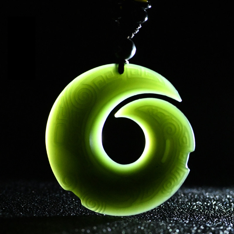 佳媛玉业新疆和田玉时来运转玉吊坠 男女士款转运玉坠玉石玉佩