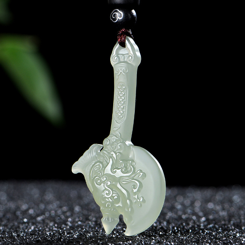 佳媛玉业旗舰店的优惠券大全—佳媛玉业和田玉斧头玉吊坠 男女士玉坠