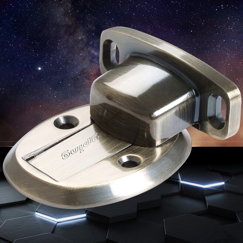 门吸地强磁卫生间地吸隐藏藏式五金橱柜柜门自动门吸