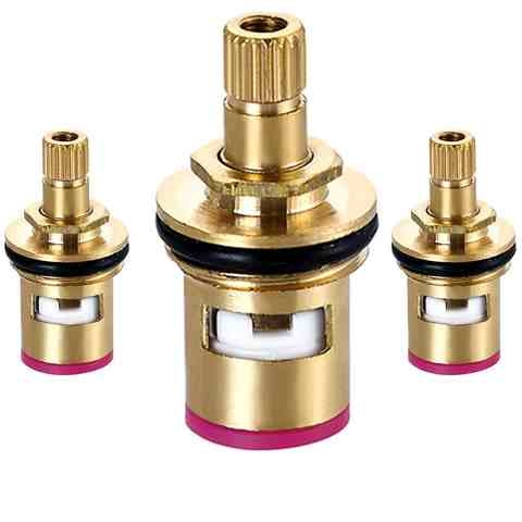 水龙头阀芯精铜单冷热4四分通用快开角阀芯子开关配件陶瓷片维修