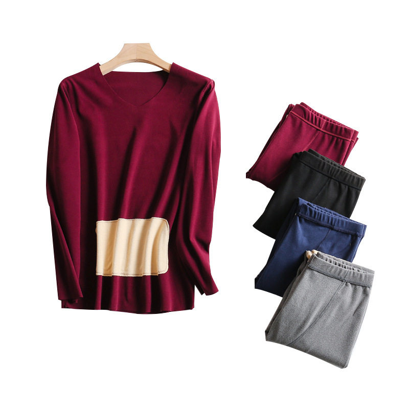 2020秋冬 男女同款 德绒保暖套装 tz8265 ze 甲