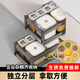 嵌入式米箱装米桶家用密封抽屉式米箱米缸面粉储存罐大米收纳盒