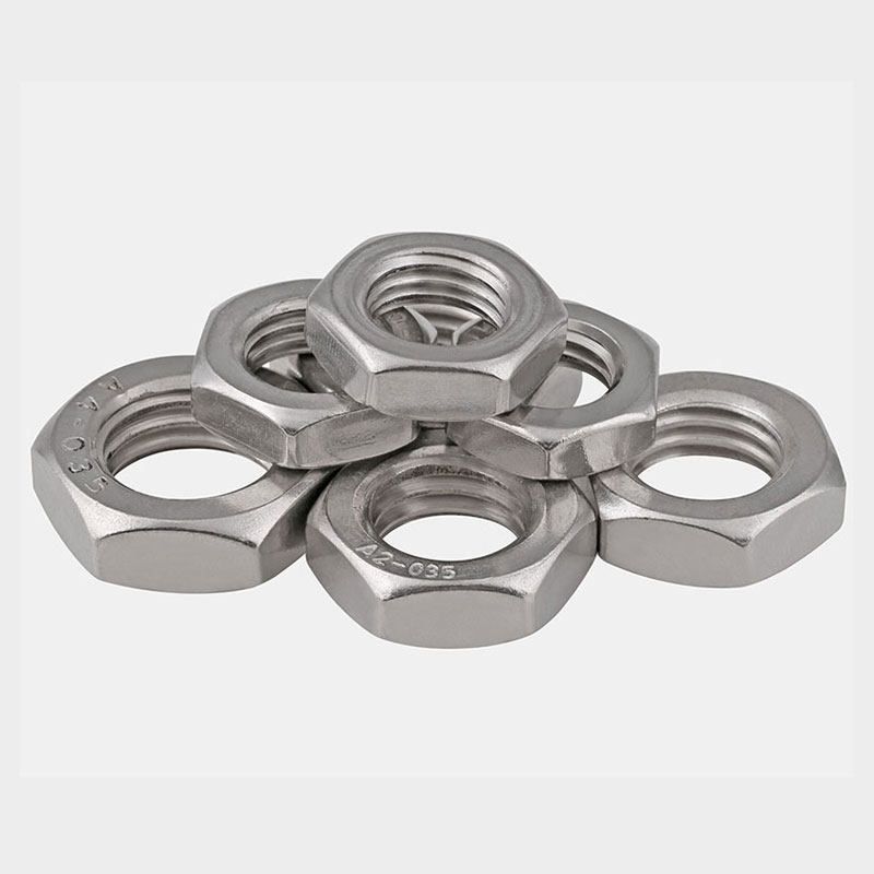 304不锈钢反牙薄螺母细牙左旋左牙反丝反扣螺丝帽6m8m10m12m1624