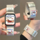 适用苹果手表10表带新款创意编织iwatch9磁吸iwatchs8女款s10智能applewatch7/6手表带原创可爱女款iwatchse