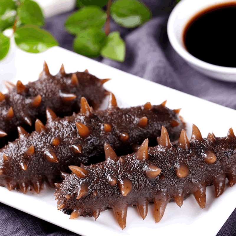 中科御宴参灵岛即食海参大连底播九年辽刺参500g鲜食野生干货正品