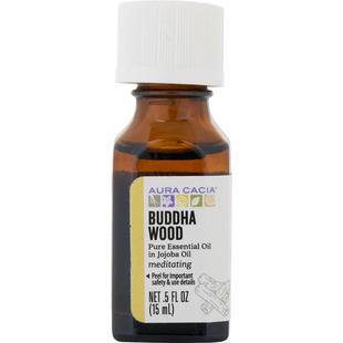 --ESSENTIAL OILS AURA CACIA; BUDDHA WOOD IN JOJOBA OIL 0.5