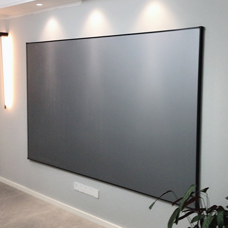 金属边框高清屏幕家用抗光画框4k幕布投影仪幕布