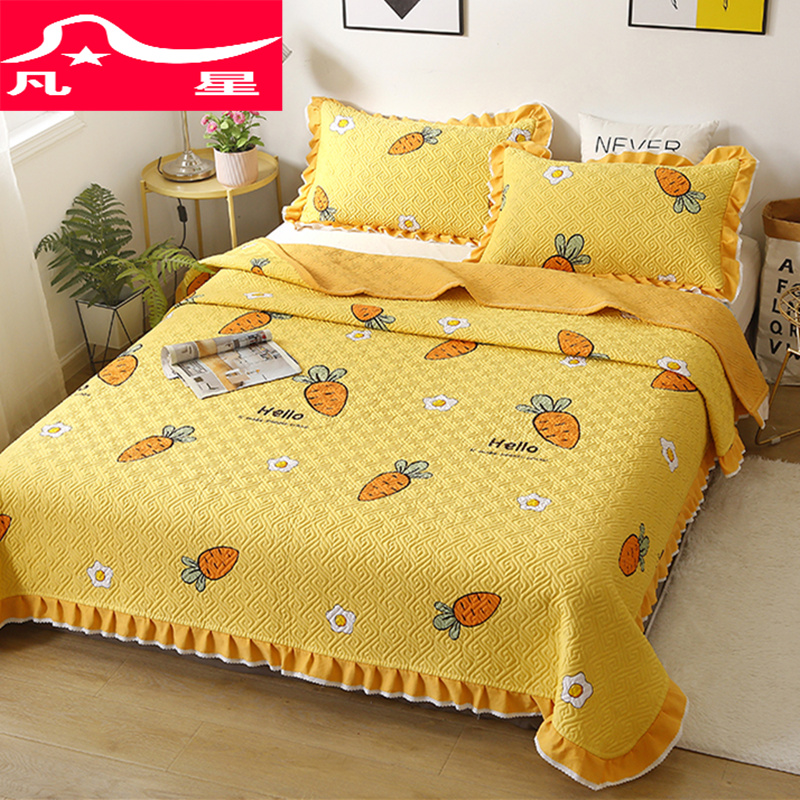 pure cotton Bed covers singleton Tatami high-grade sheet 2021 new pattern summer Thin section non-slip Quilting Two-sided Threein the Bedclothes , Bed covers category - from Buy2taobao.com to provide professional Taobao agent buy service