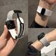 适用Applewatch表带iwatch表带硅胶运动磁吸扣华强北苹果手表表带
