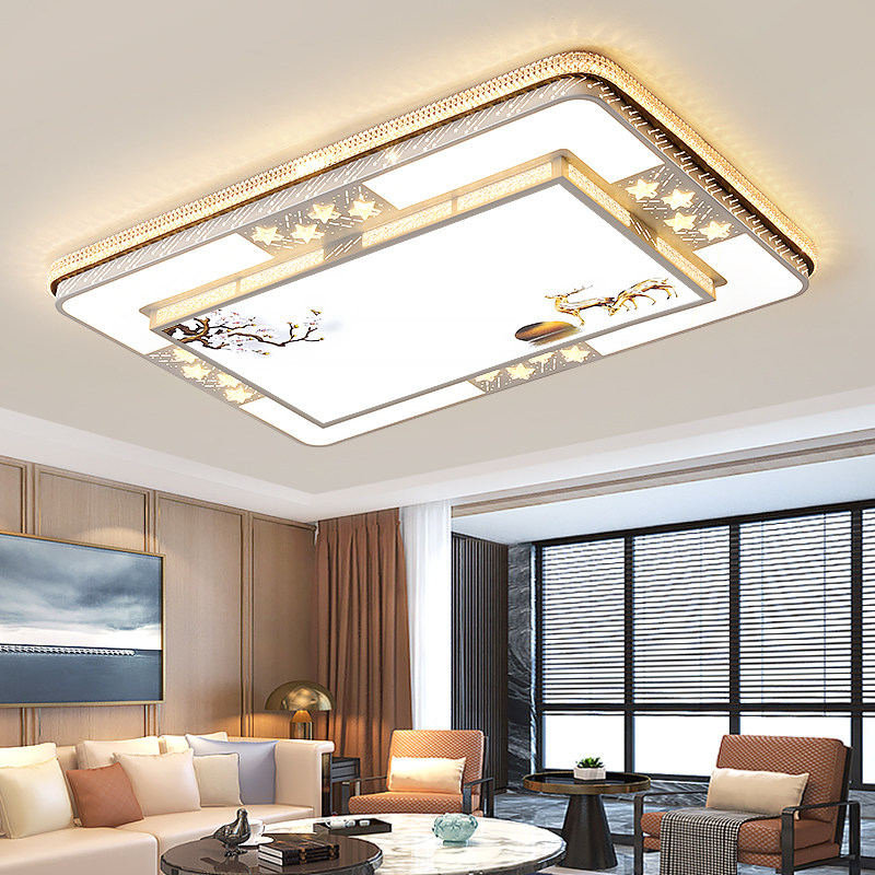 定制客厅灯现代简约大气全屋灯具套餐组合新中式家用卧室LED吸顶
