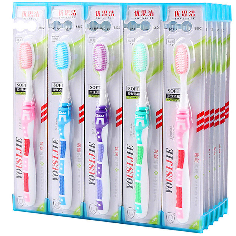10-30支软毛成人独立包装牙刷