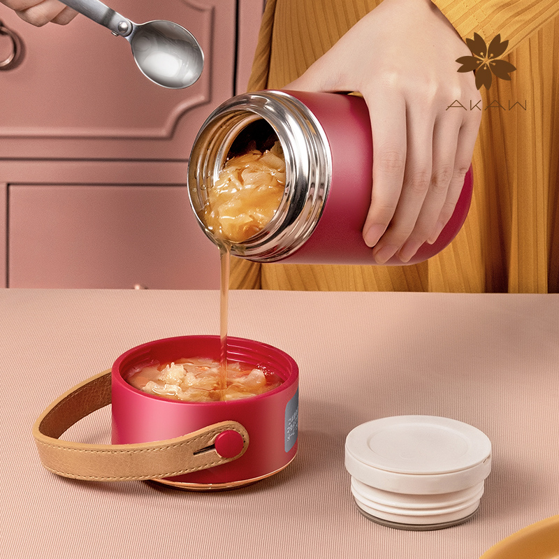 Japan AKAW Loving Stewed beaker Stainless steel heat preservation Lunch box Portable Workers Heat insulation barrelin the Diapers/Care/Feeding/Push lathe , Feeding bottle/Bottles related , Cooler category - from Buy2taobao.com to provide professional Taobao agent buy service
