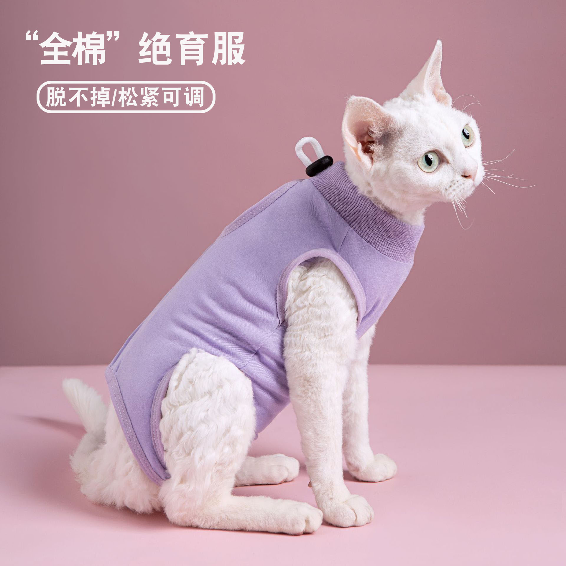 猫咪绝育服母猫手术服小猫戒奶宠物断