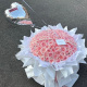 母亲节99朵玫瑰气球花束抱抱桶生日鲜花速递同城广州深圳北京上海