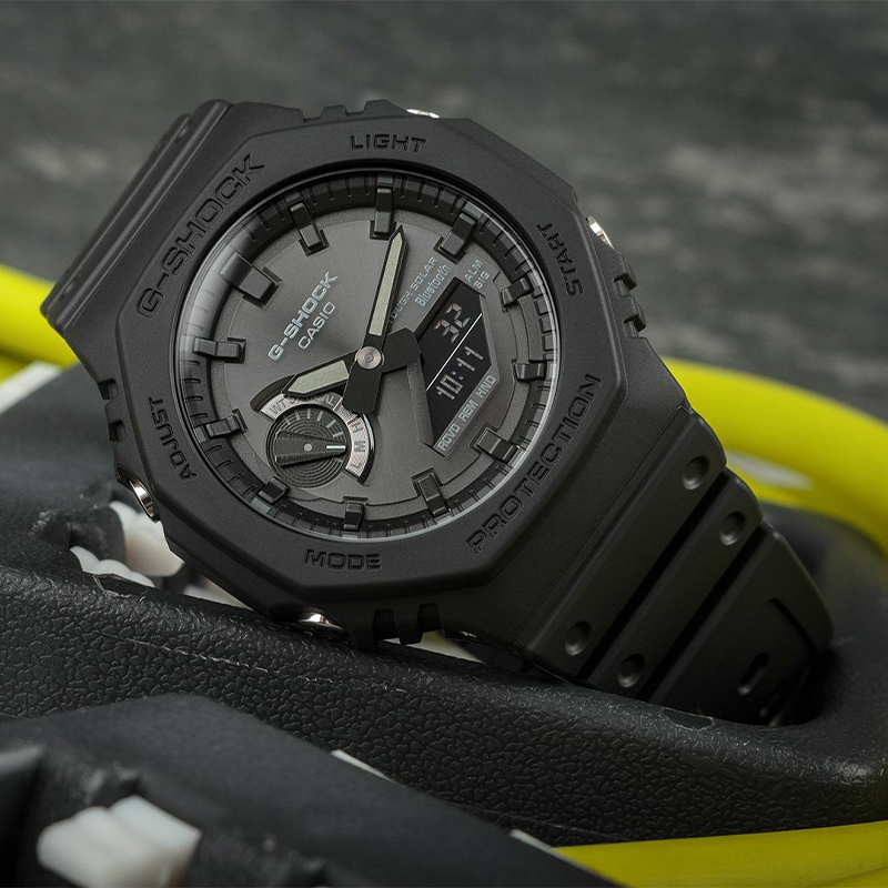 卡西欧G-SHOCK手表男太阳能蓝牙新款农家橡树GA-B2100-1A1/2A/3A