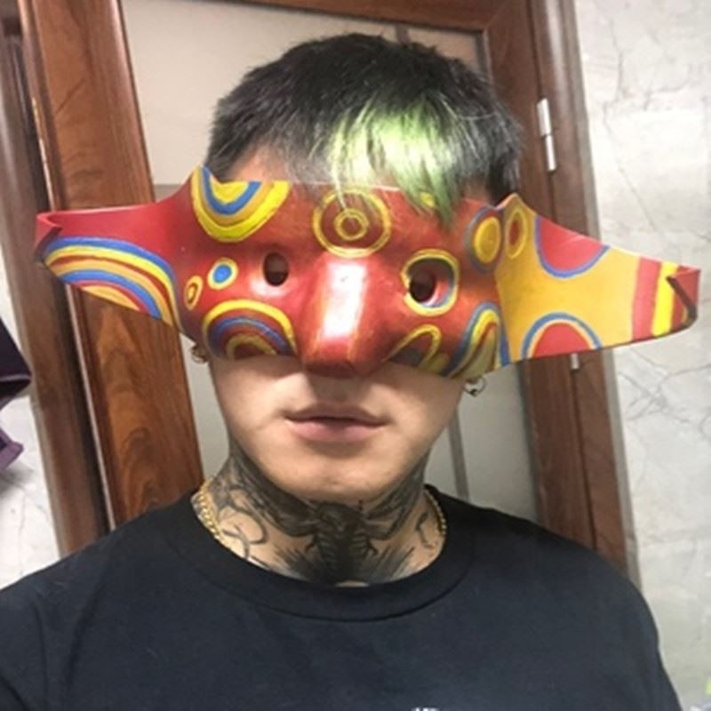 新警察故事吴彦祖阿祖同款面具新警察故事酷帅气恶棍装扮劫匪cos