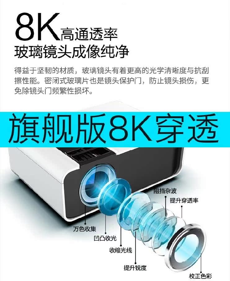 2020便携超高清小型式手机家用投影仪新款wifi充电家庭影院4k无线在类目 办公设备/耗材/相关服务, 投影机中 - 来自Buy2taobao.com提供专业的淘宝代购服务