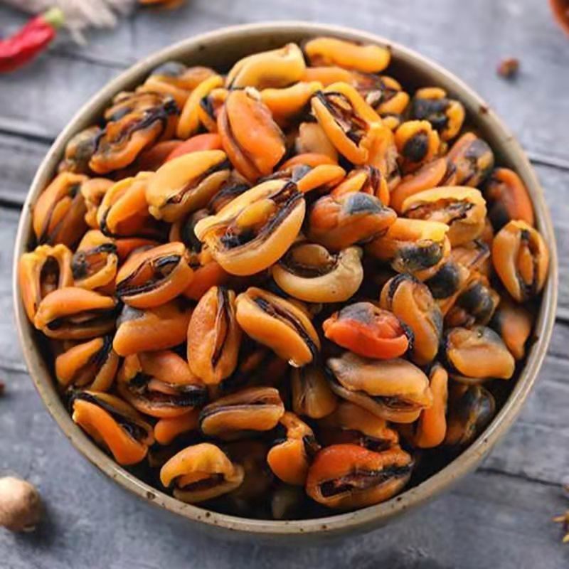 海鲜类淡菜干500g海产品野生海虹干海鲜产品青口贝海鲜干货250g