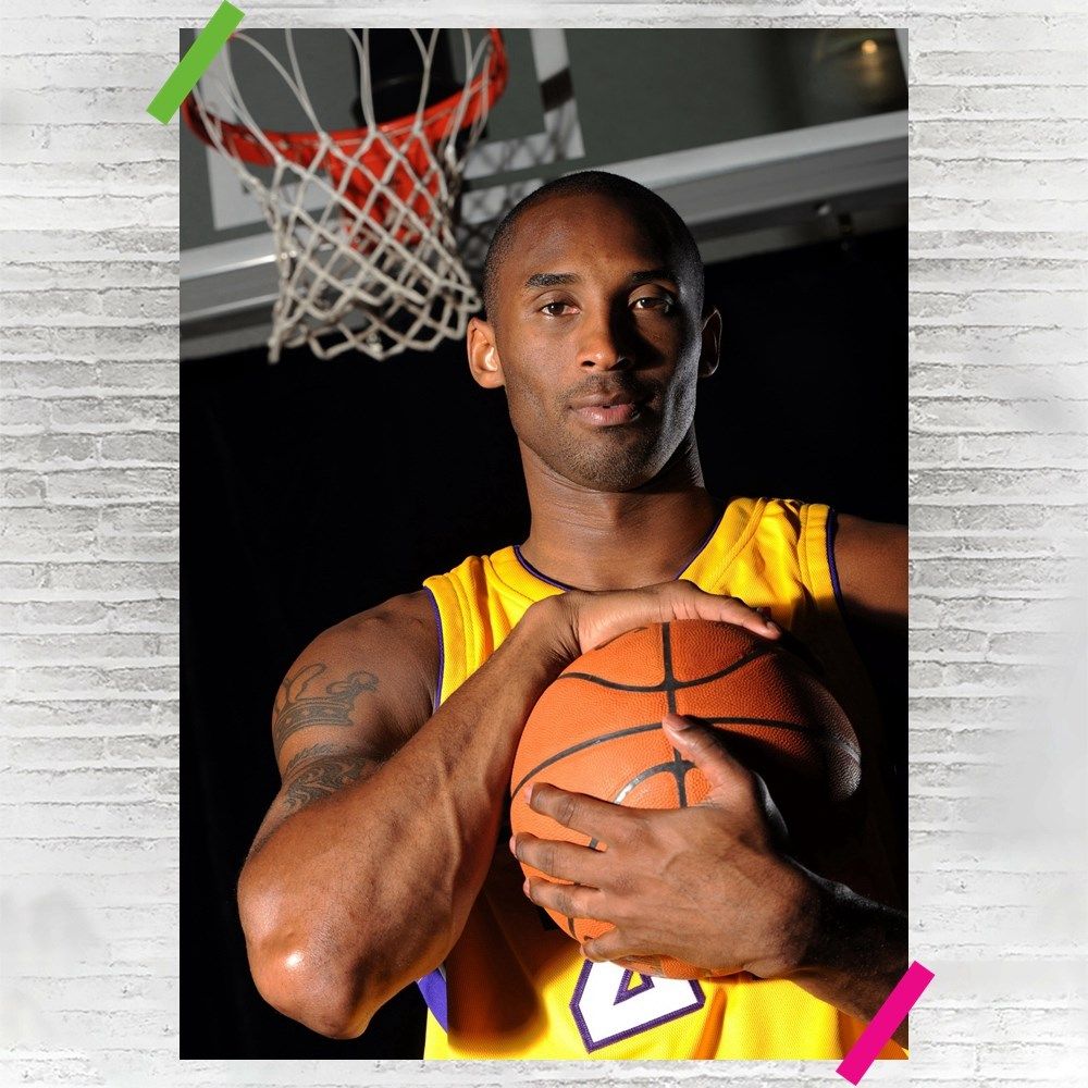 科比·布莱恩特kobebryant黑曼巴 海报高清晰装饰画 c6b13a01