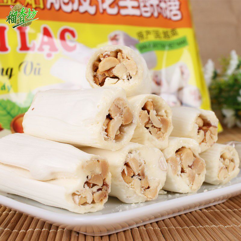 满3袋起包邮湖北特产武穴美雅酥糖400克花生糖芝麻传统手工糕点