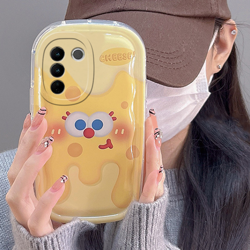 海绵宝宝全包镜头气垫软壳适用vivos16手机壳女s16e新款s16pro高