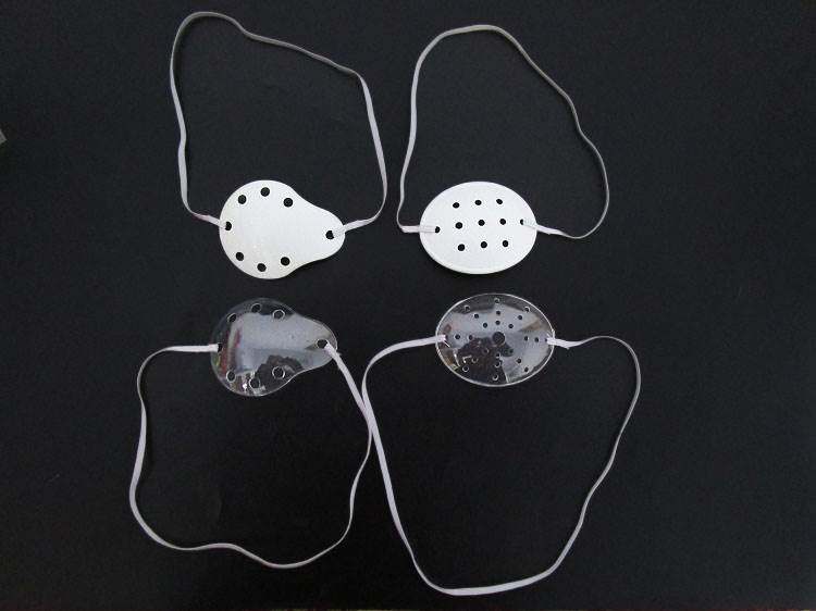 多眼孔料透明眼罩 眼气科手术后防护塑罩透单眼罩双眼眼罩