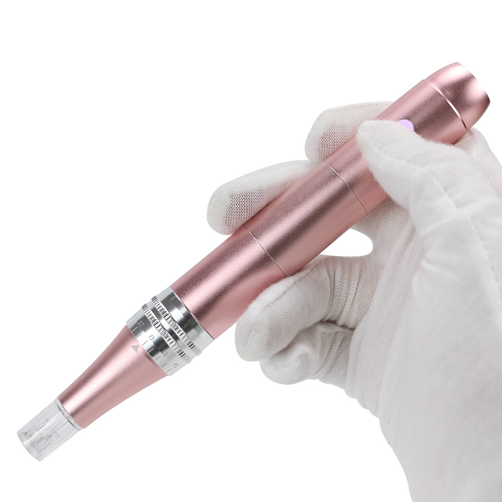 美容仪器纳米微晶负离子破皮导入仪祛斑孕唇孕睫术飞梭电动微针仪