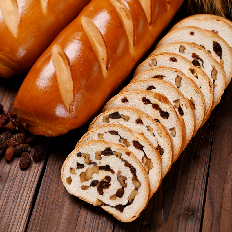 俄罗斯风味面包大列巴新疆全麦坚果零食核桃仁500克包邮