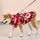 狗狗衣服冬季柴犬羽绒服金毛中大型犬狗棉衣保暖喜庆红色宠物棉服