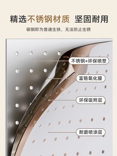 燃气热水器装饰遮挡罩排烟管厨房天然气管道表遮丑罩洞洞板置物架