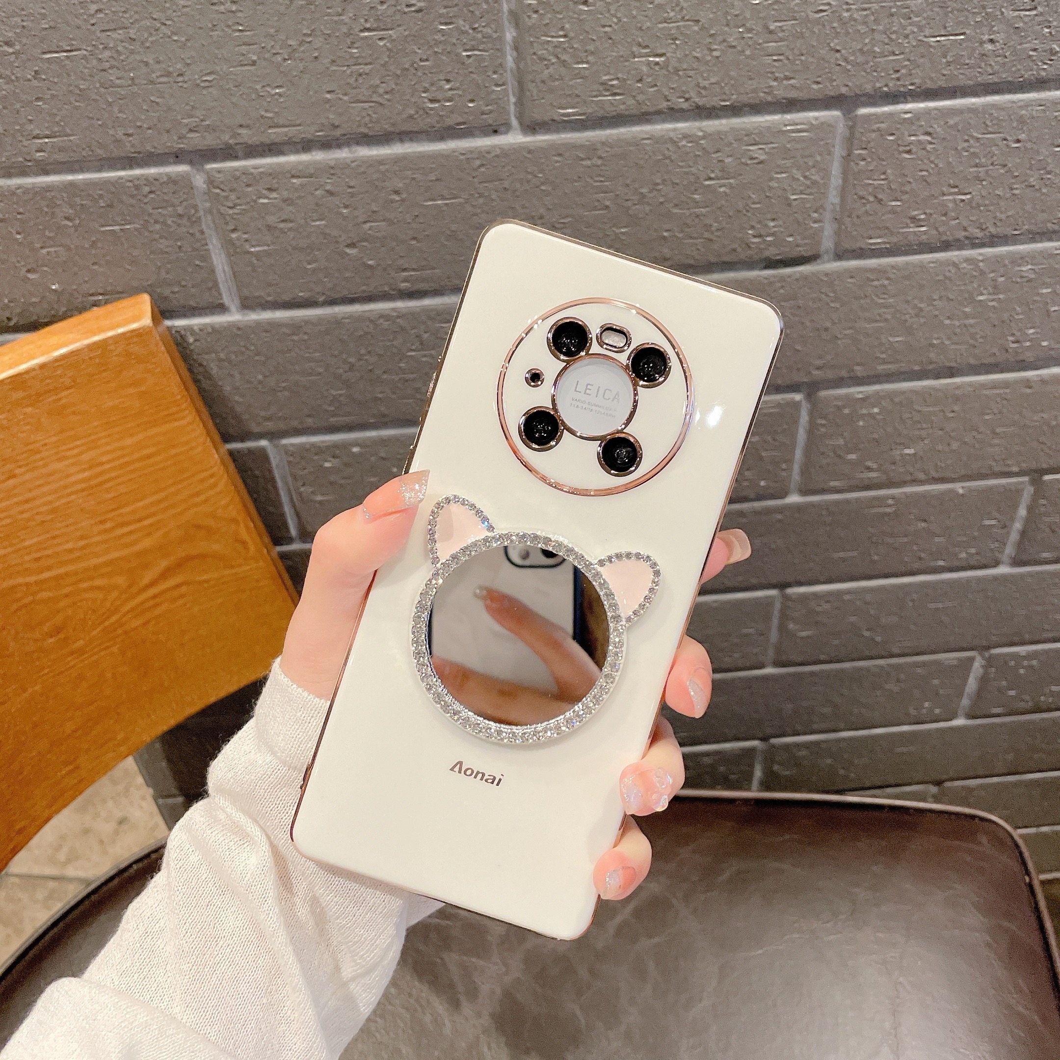 umj 华为nova8pro手机壳适用nova8新款p50电镀粉色p40pro 简约nova7