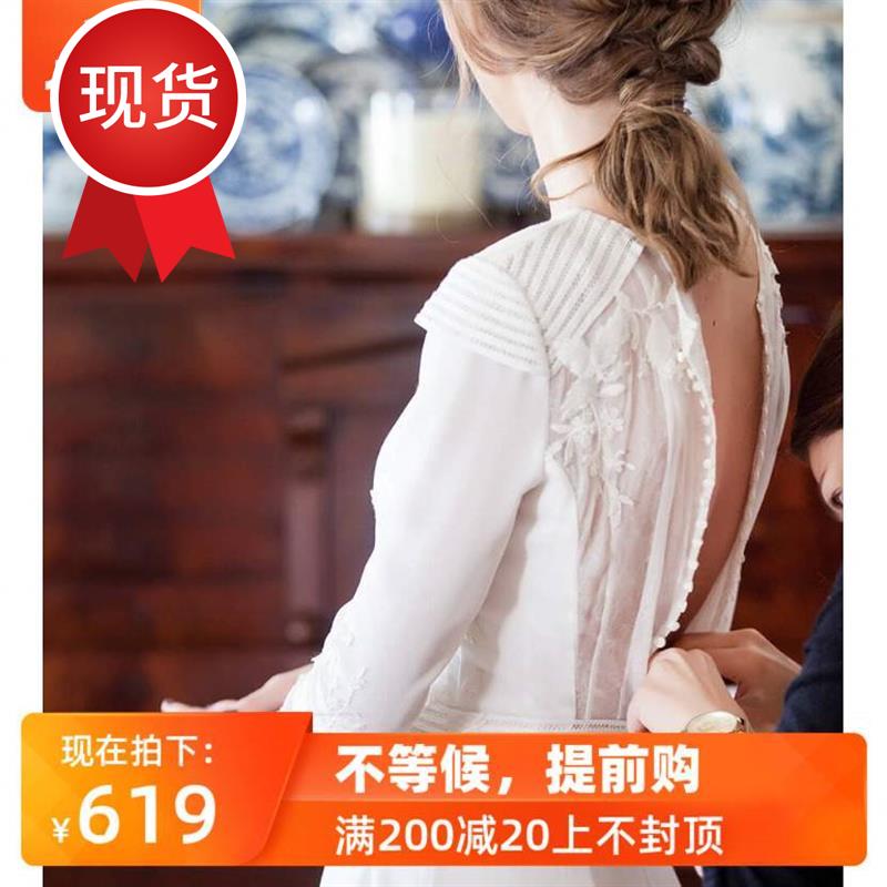 Retro Brief 9 2019 new pattern Autumn Autumn and winter Long sleeve Satin go out Welcome Wedding dressin the Women's clothing/Boutique , Wedding/Cheongsam/Formal dress , Wedding category - from Buy2taobao.com to provide professional Taobao agent buy service