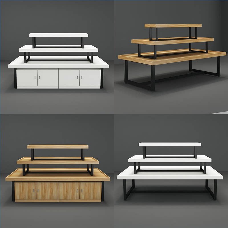 特价服装鞋店中岛柜展示架