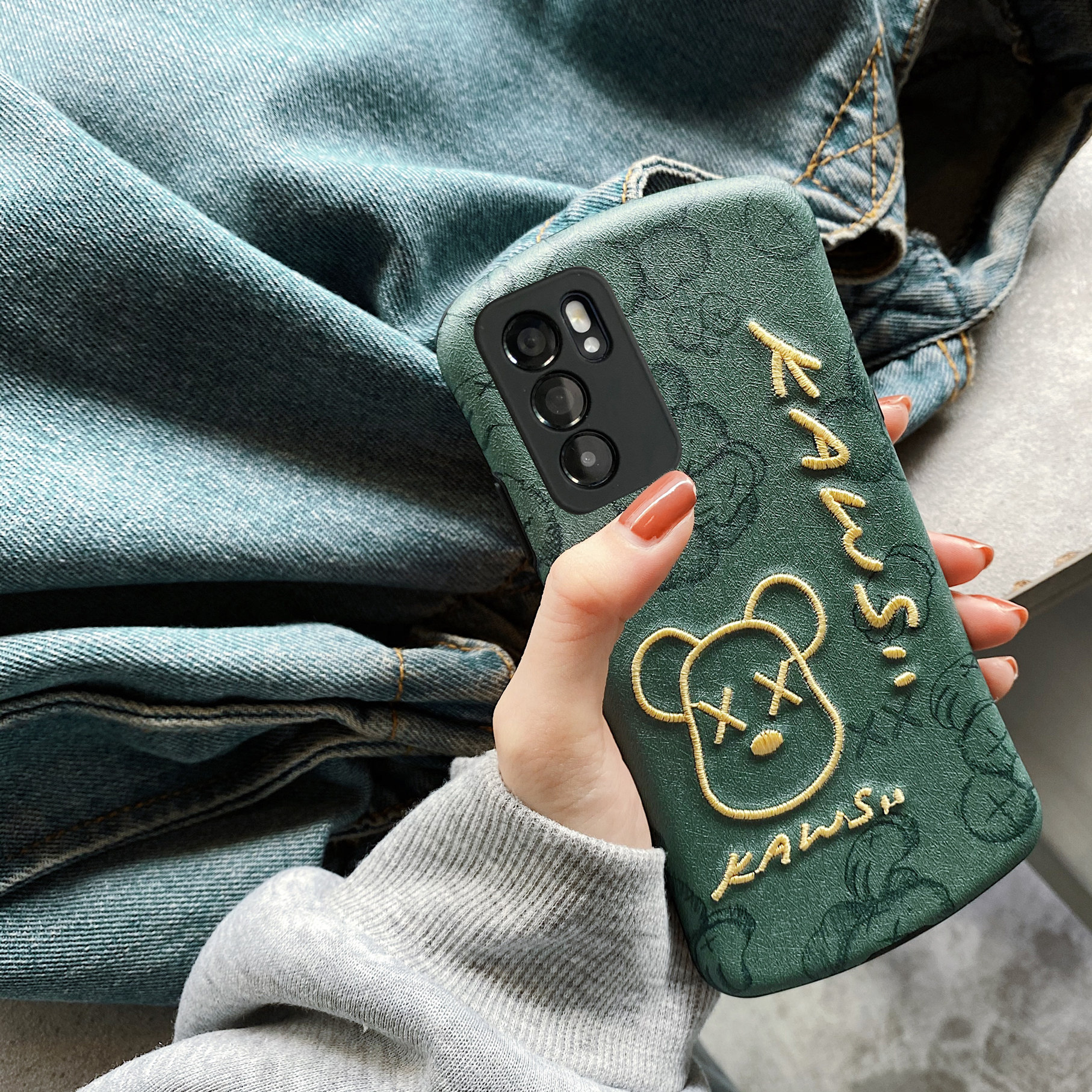 opporeno6手机壳女2021个性