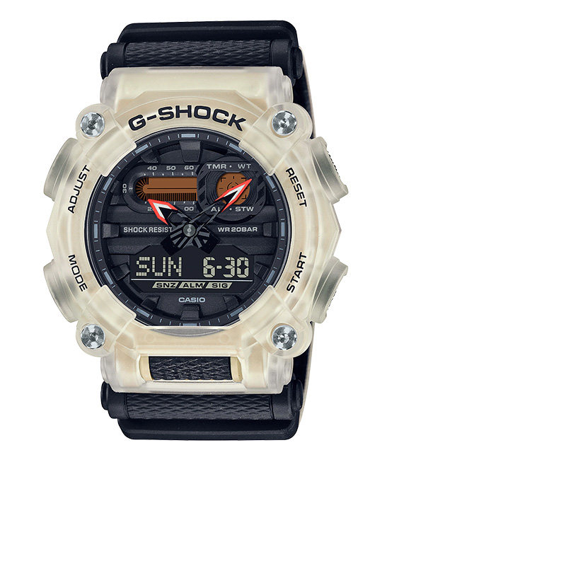 casio卡西欧手表男王一博中华龙复古硬核工业风运动表ga-900ts-4a