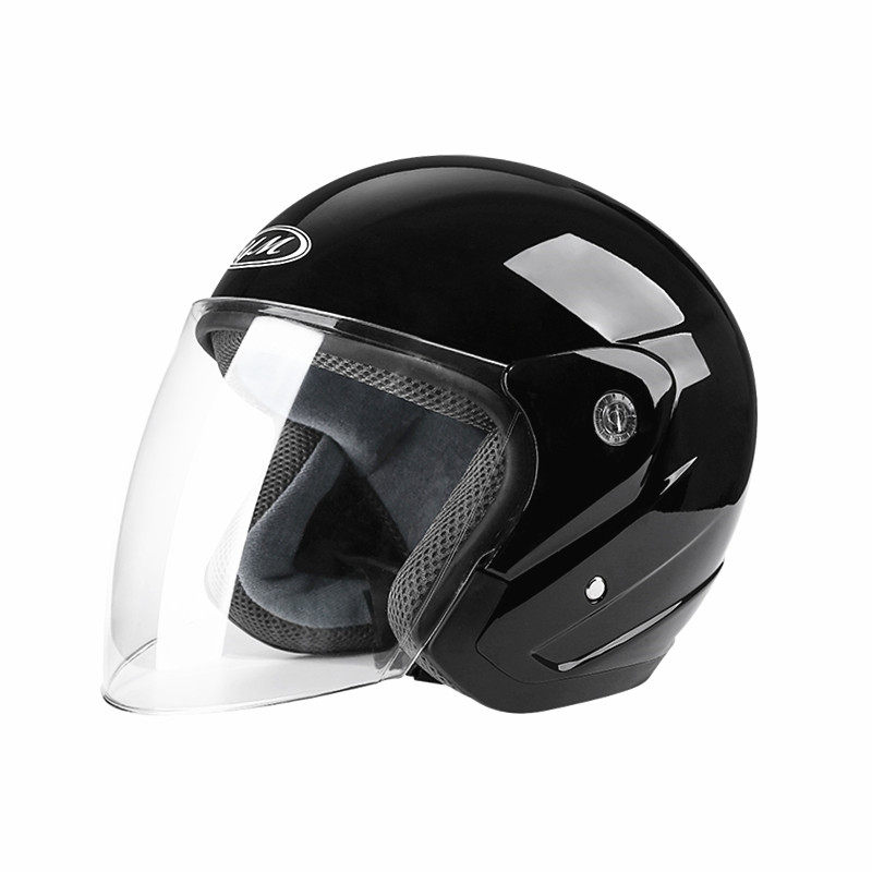 定制3c电动车头盔灰男女士四季通用轻便可爱冬天半盔骑行电瓶车安