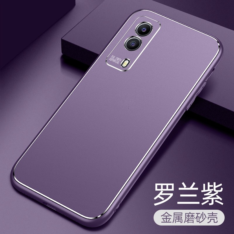 vivoy53s手机壳v2111a直边电镀cicoy53s全包镜头防摔viv0y53s硅胶软壳